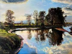  Blue Heron in Pitt River 