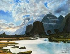  Guiling at Sunrise 